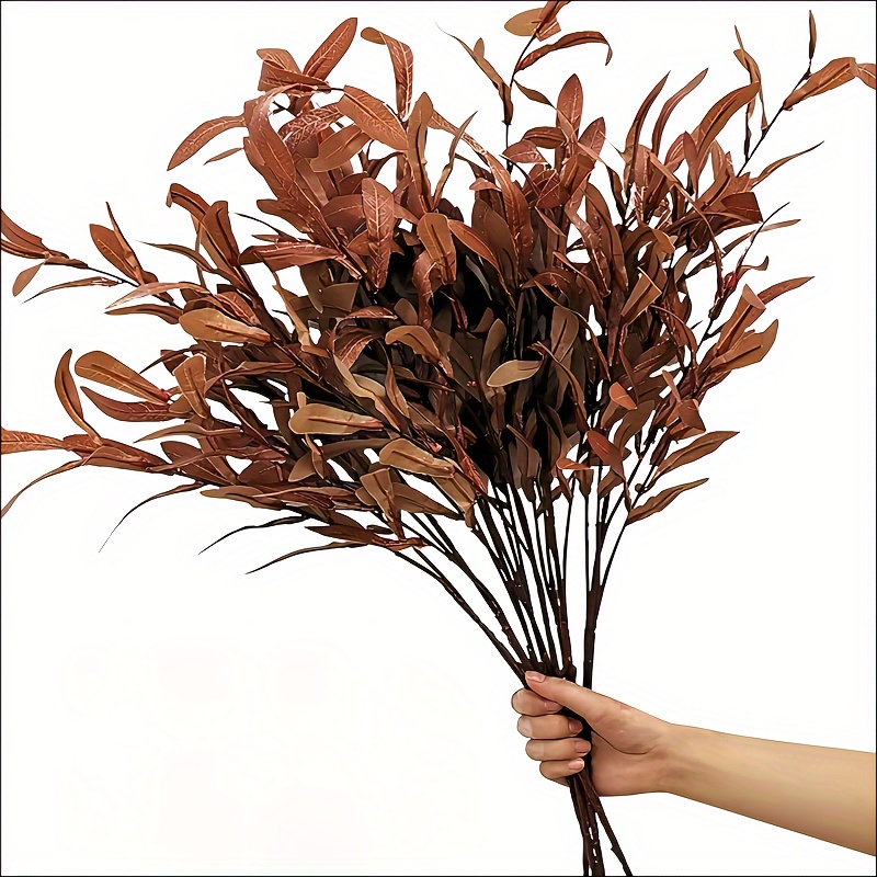 

[top-] 5pcs , 37" Long - Eucalyptus For , For Vases, Halloween, / Centerpieces & Fireplace Accents