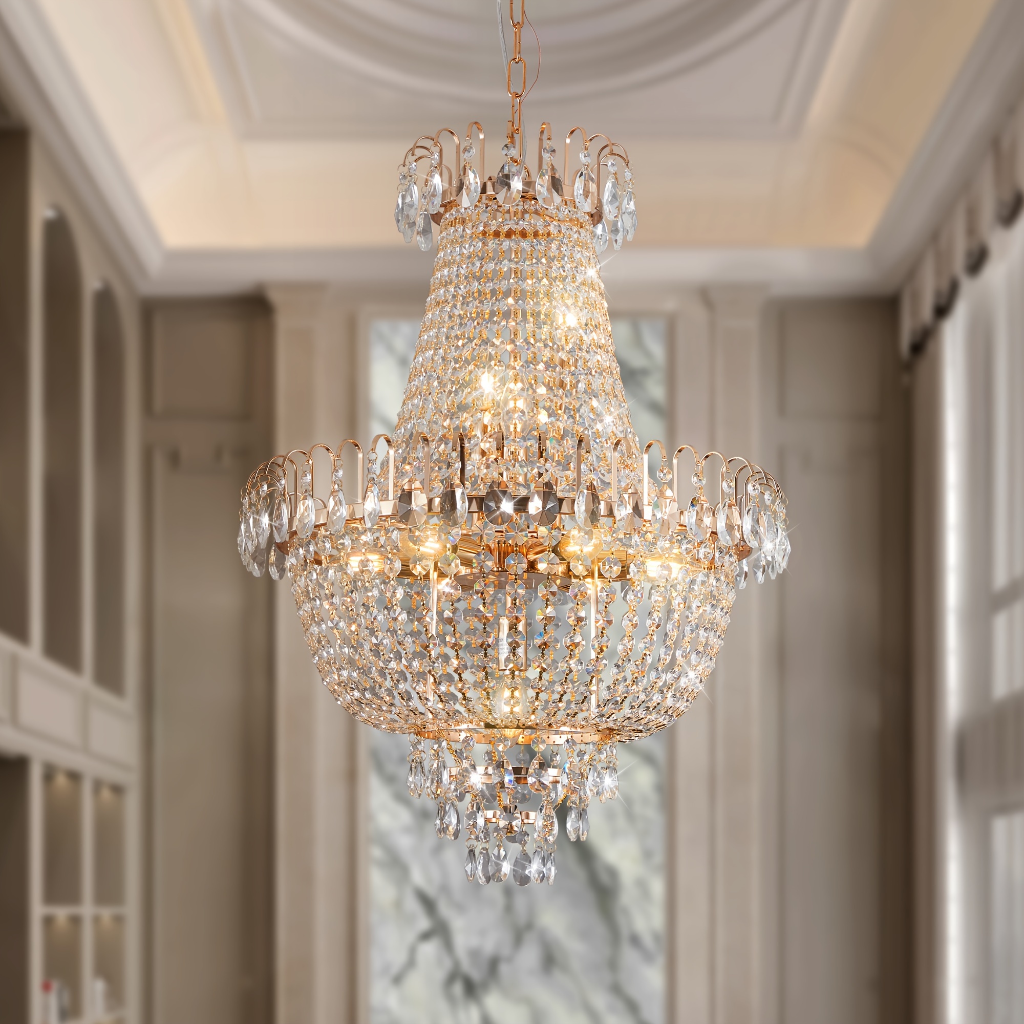 

Chandeliers, Large Contemporary Luxury Ceiling Lighting For Living Room Dining Room Bedroom Hallway