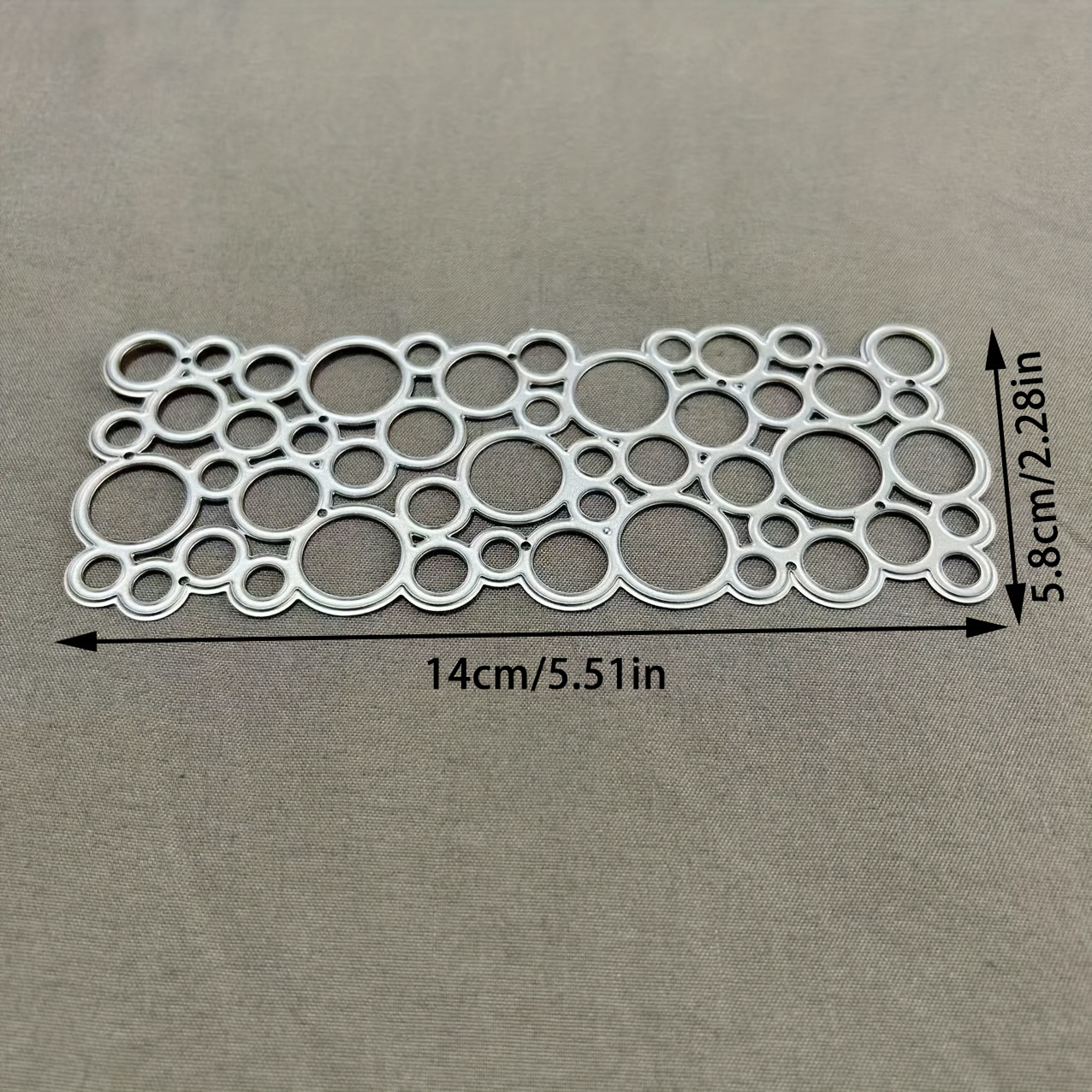 TEMU 1pz Etichette a Bolle, Segnalibri Fustelle Metalliche, Stencil per Scrapbooking e Embossing Fai da Te, Fustelle Metalliche per Biglietti a ,