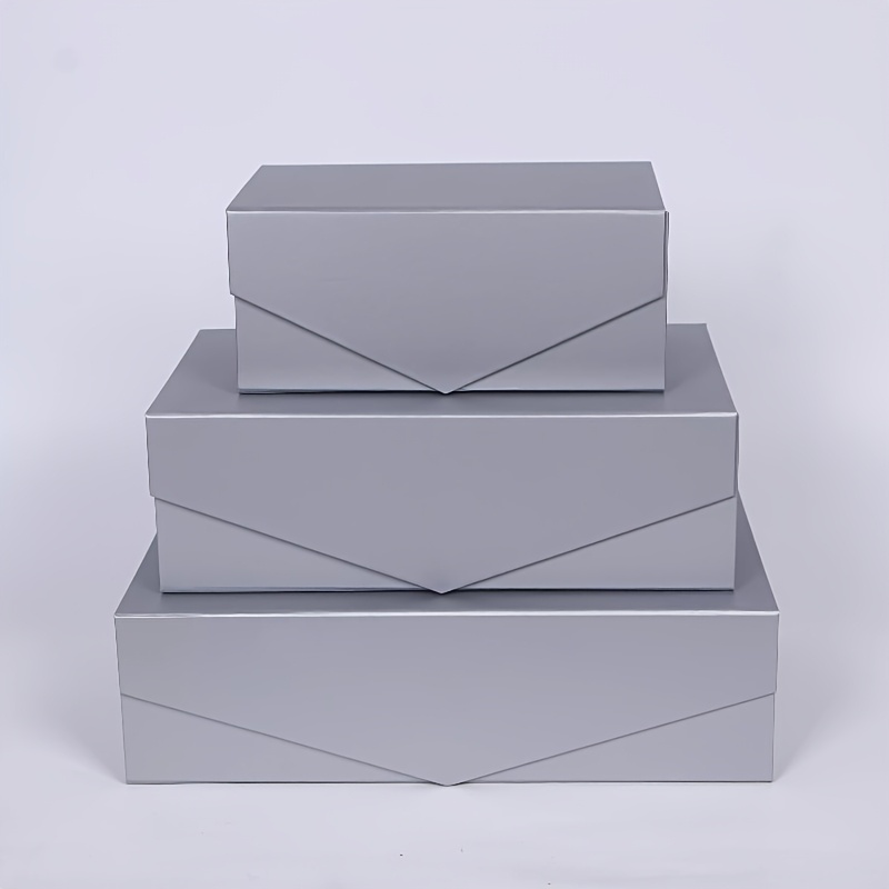 Custom Wedding Birthday Christmas Gift Box, Magnetic Flip-Top
