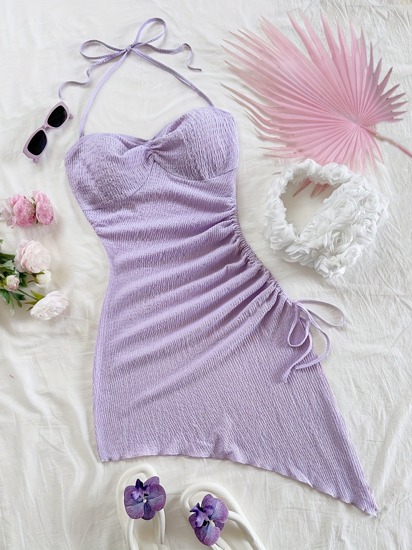 lavender dress women sold on Temu United States