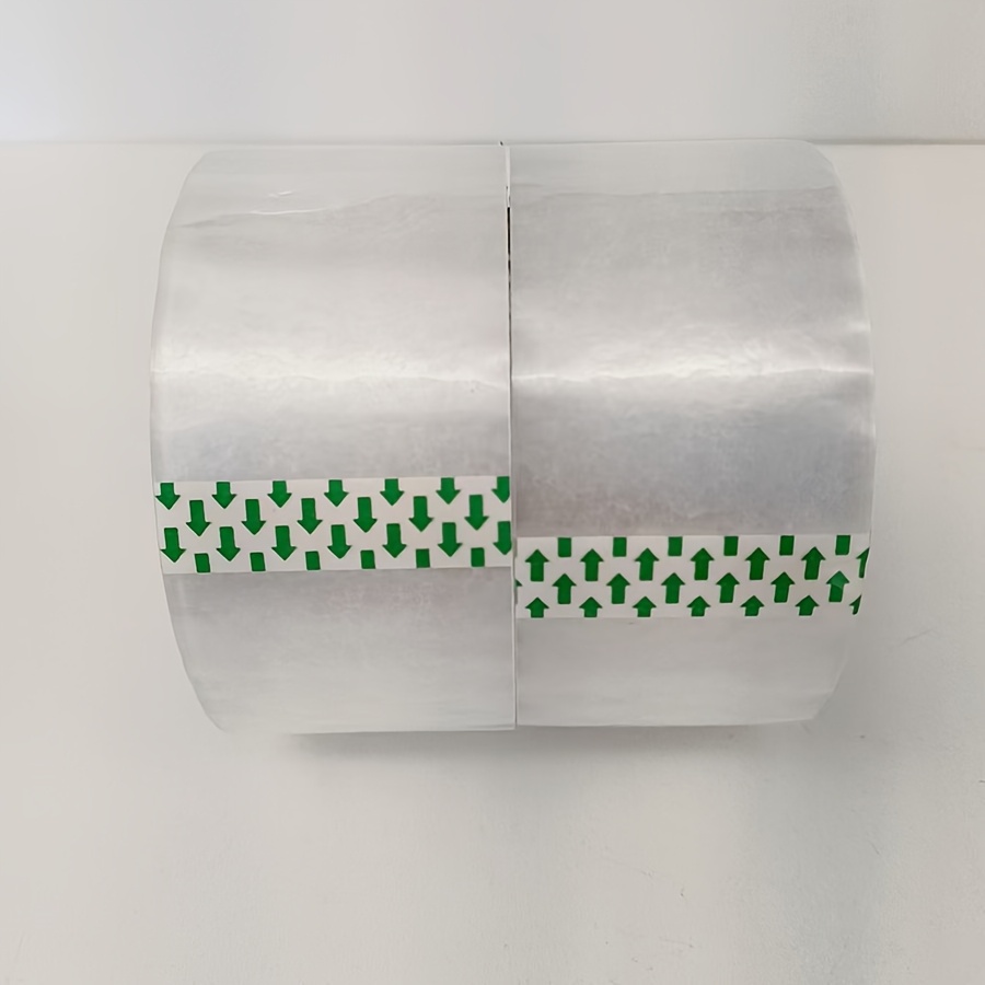 Image of 2 Rolls Clear Packaging Tape, 1.77 Inches X 34 Meters, 2.0 Mil, Odorless, Shipping Packing Tape For Office, Household, Transportation, And Packaging
