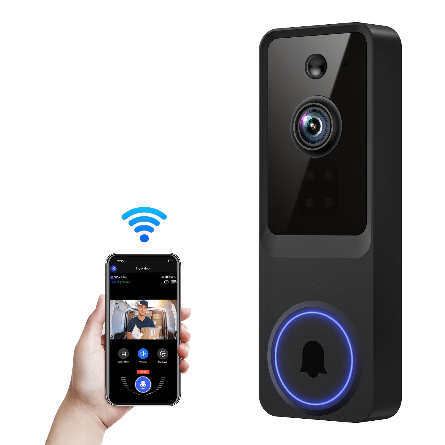1920p Wireless Camera Two Way Night