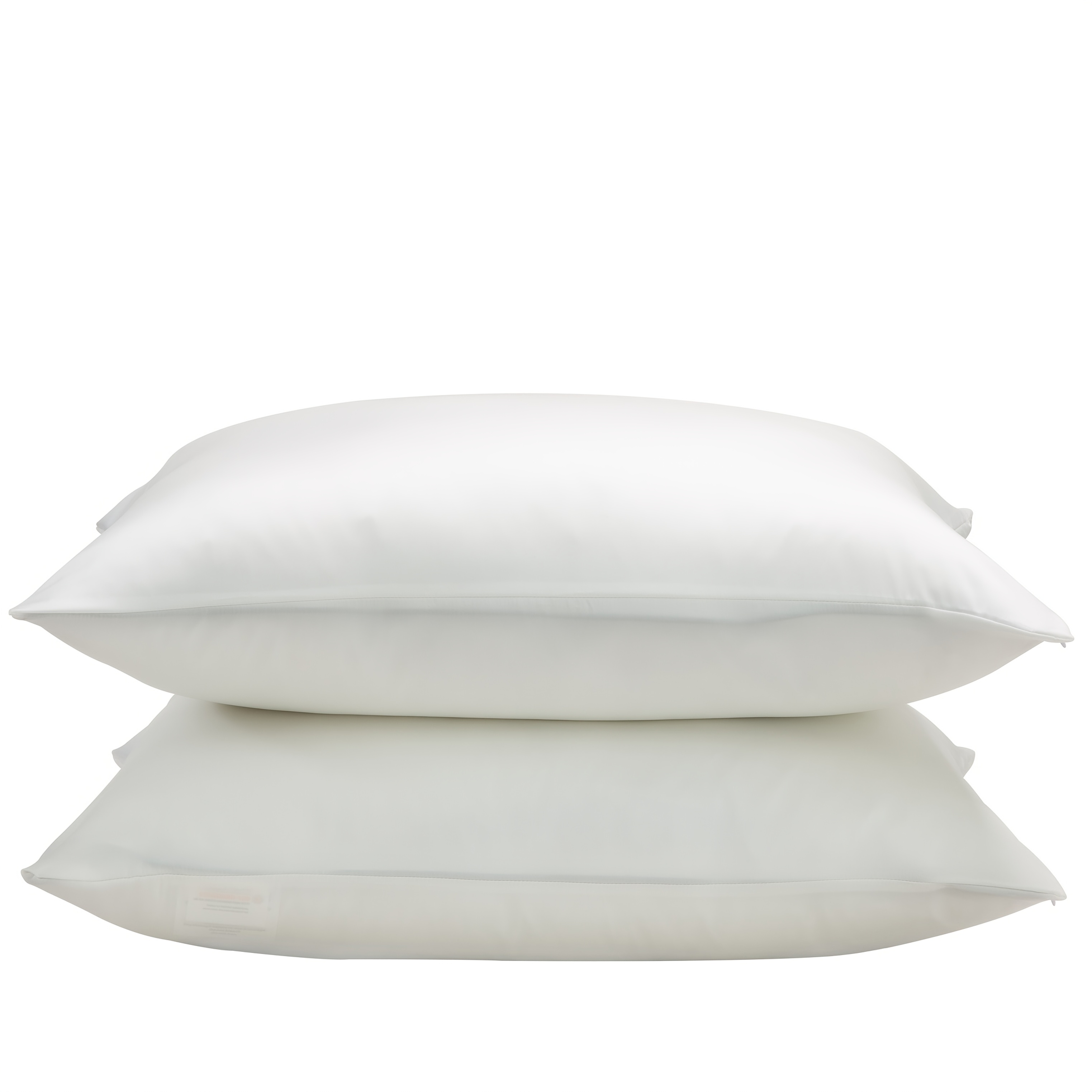 TEMU 2pcs Luxurious Silk Pillowcases Suitable For Hair & Skin Care, 600 Solid Color Bed Sheets With Hidden Zipper Closure, Soft Breathable Cooling