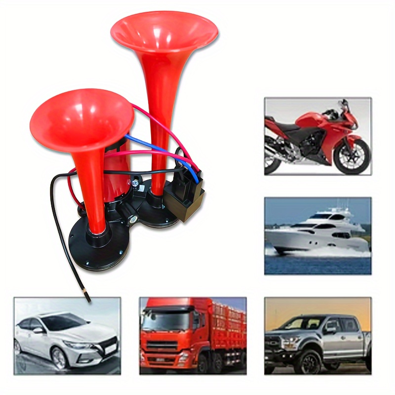 Train Horn Car Super Electric Horn 12v Dual Horn Temu