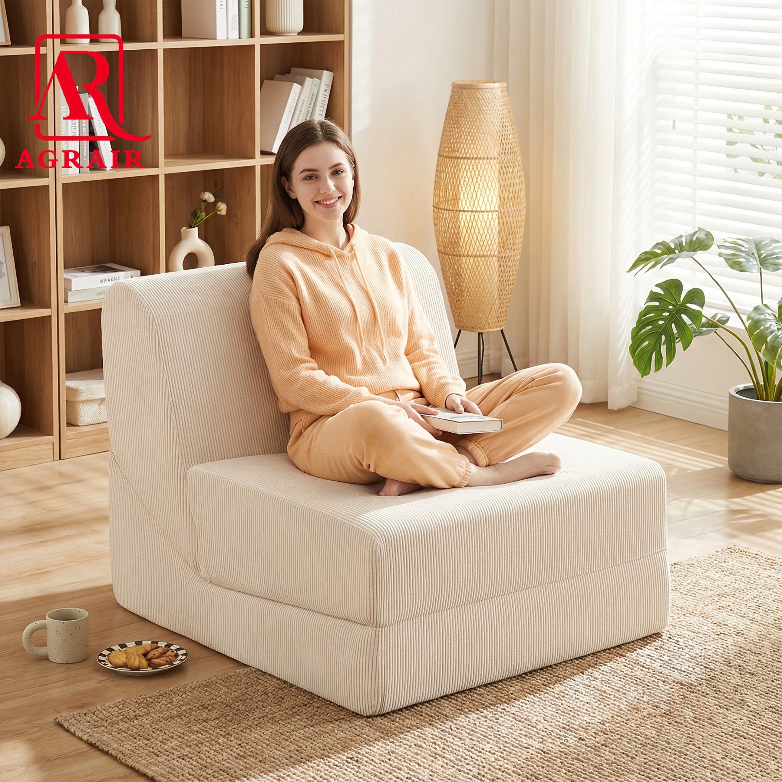 folding sofa bed convertible sofa bed corduroy fabric - Temu South