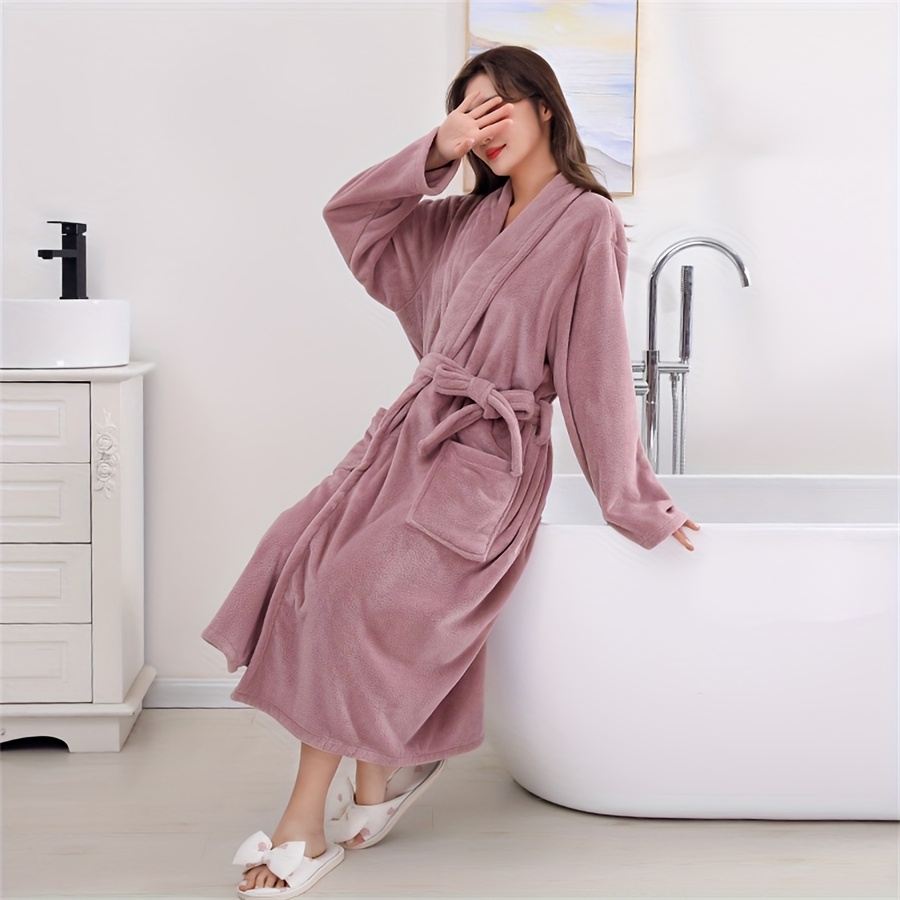 ultra   velvet bathrobe quick dry non shedding breathable   men women  