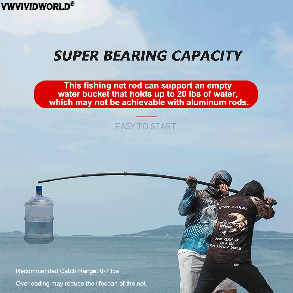 Carbon Fiber Fishing Hand Net with Telescopic Pole, 1.8-3.45m Portable Outdoor Fishing Tackle, Aluminum Alloy Landing Net for Anglers, Black