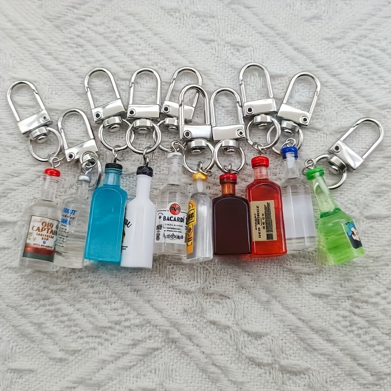 Topbathy Creative White Metal Keychain For Holding Use