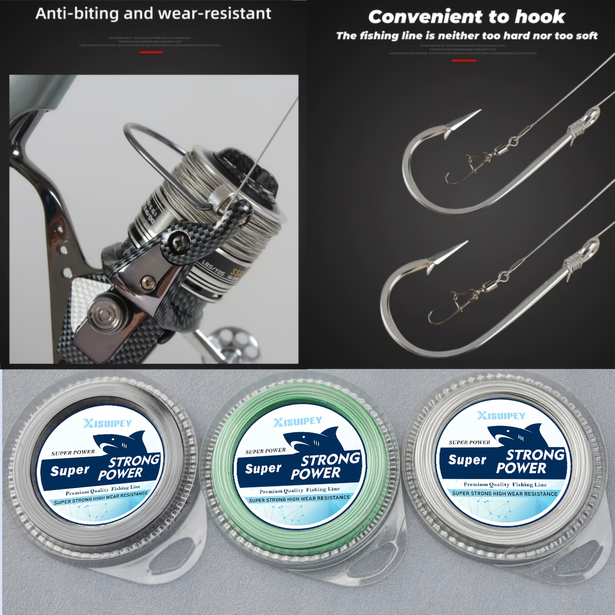soft steel braided fishing line Seaguar Threadlock Blue 600 yards 200 pound ethylhexyl)phthalate (DHEP) and lead PE Lines