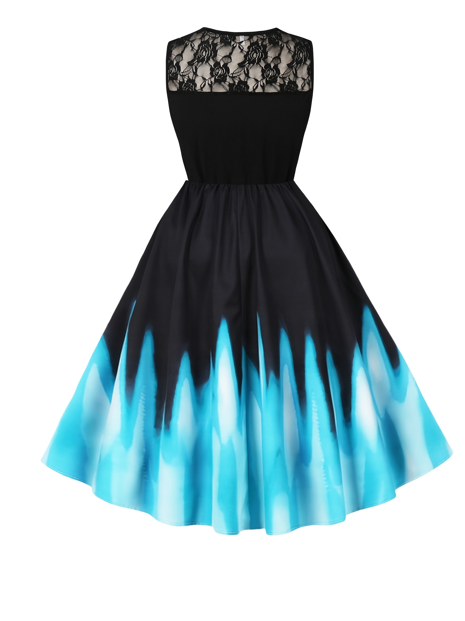 blue stone for wound dressing Classic Blue Ombre Dress main image 1