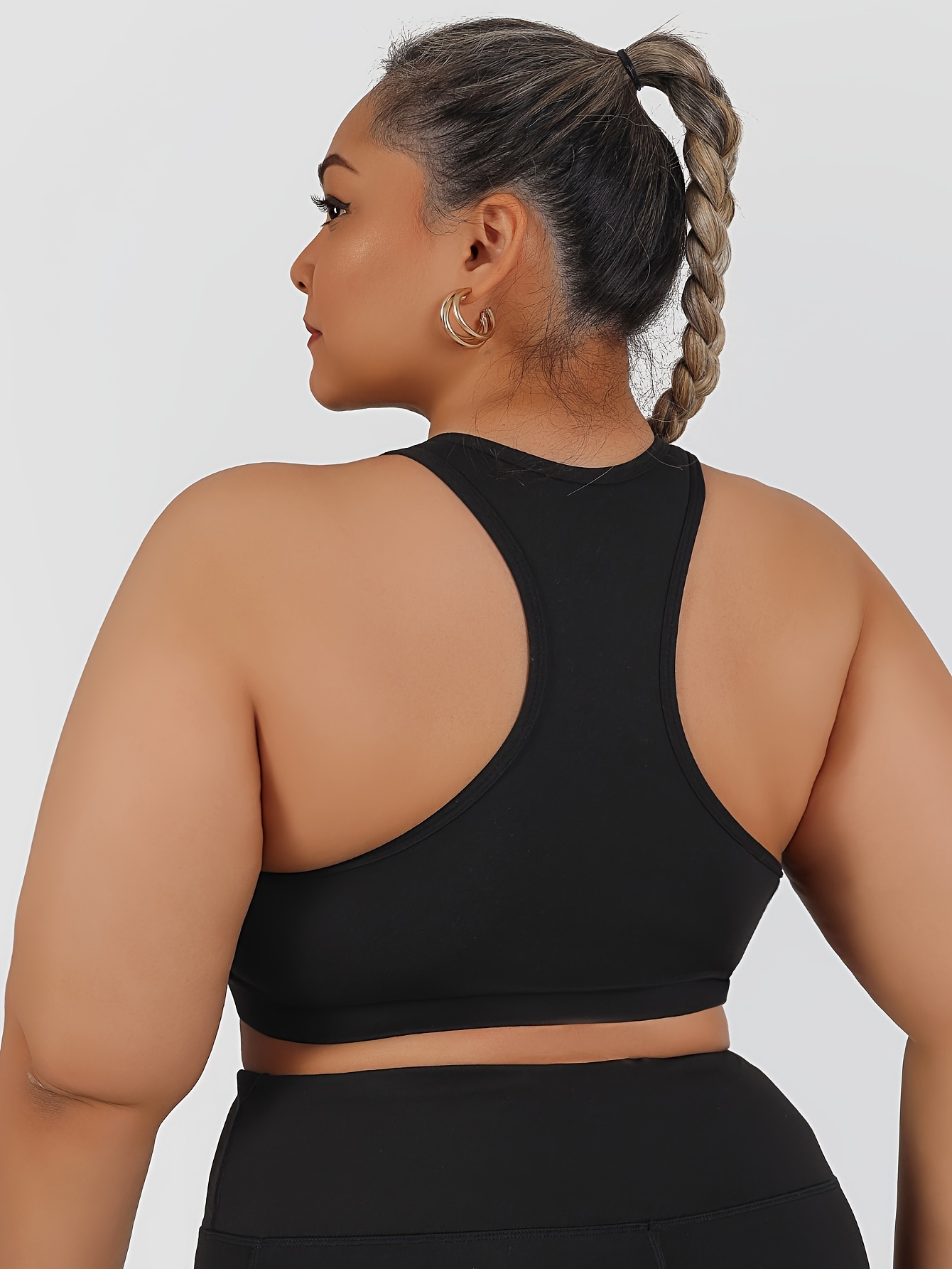 High-intensity Collision Color Fitness Bra With Front Zipper, One-piece Outerwear, Beautiful Back, Anti-sagging Yoga Vest