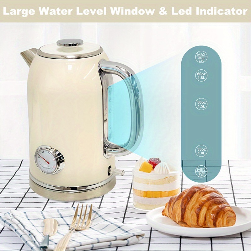 electric kettle a large capacity 0l stainless steel inner Temu