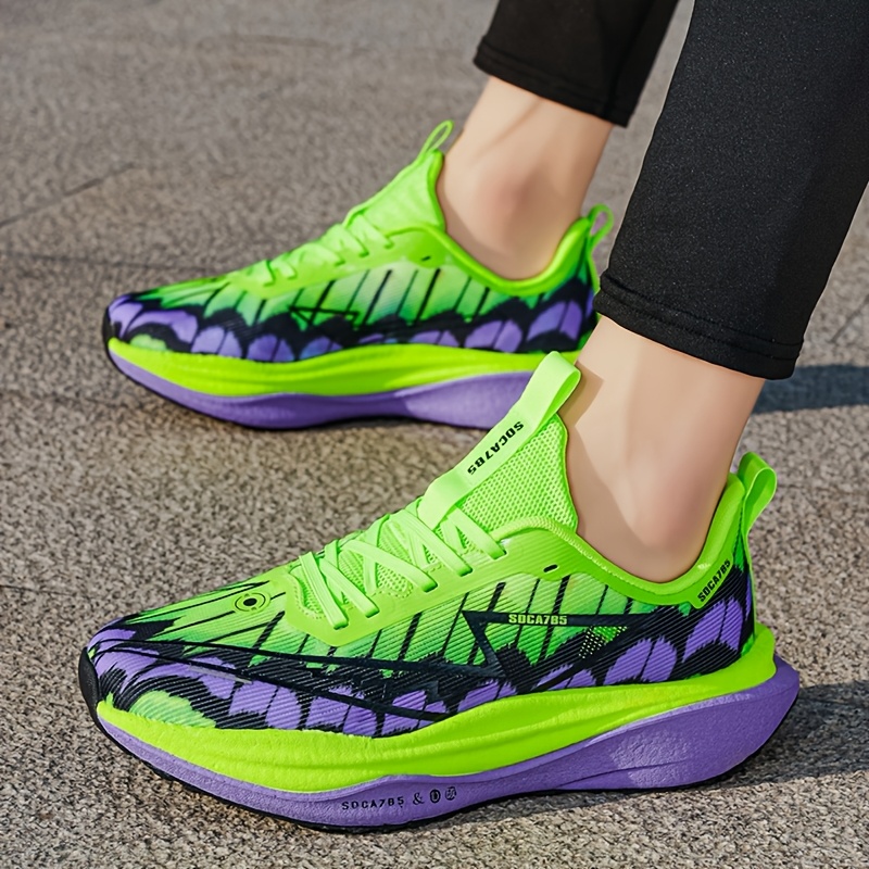 Unisex Lightweight Breathable Running Shoes, Carbon Plate Technology