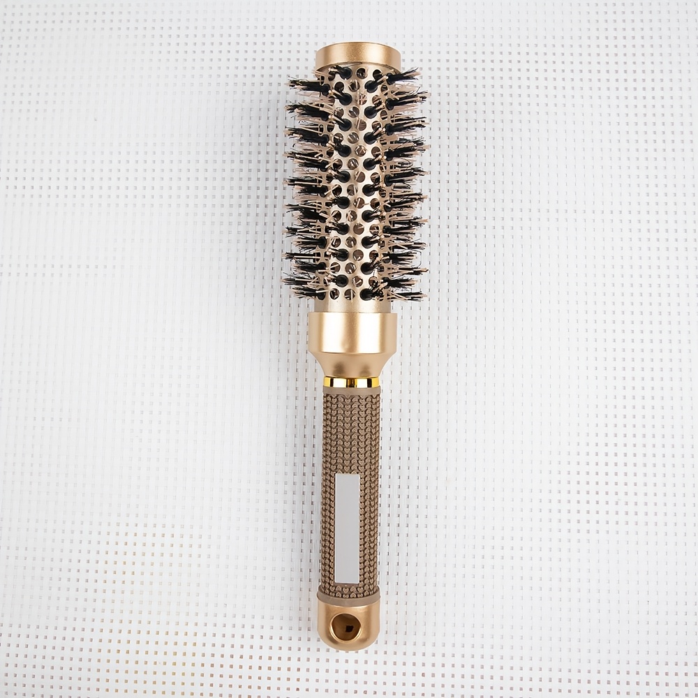 Image of Cylindrical Straight Hair Curling Roller Comb Hair Salon Styling Comb Heat-conducting Air Aluminum Tube Comb Hairdressing Comb