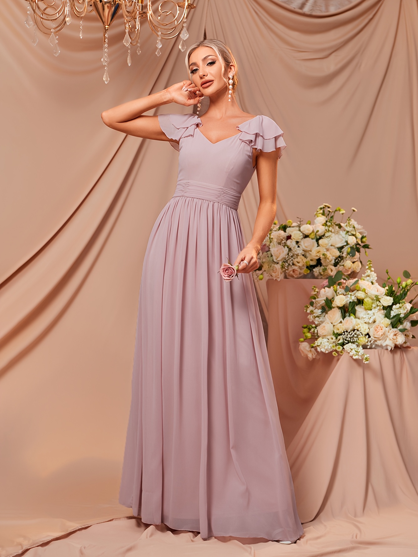 vestido elegante moderno escote sin espalda ideal Temu Spain