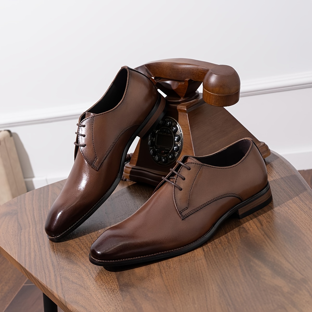 Zapatos Pitas Hombre Zapatos Oxford Hombre, Cuero Derby Vestir