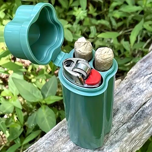 1pc stylish mens with lighter holder durable plastic easy design