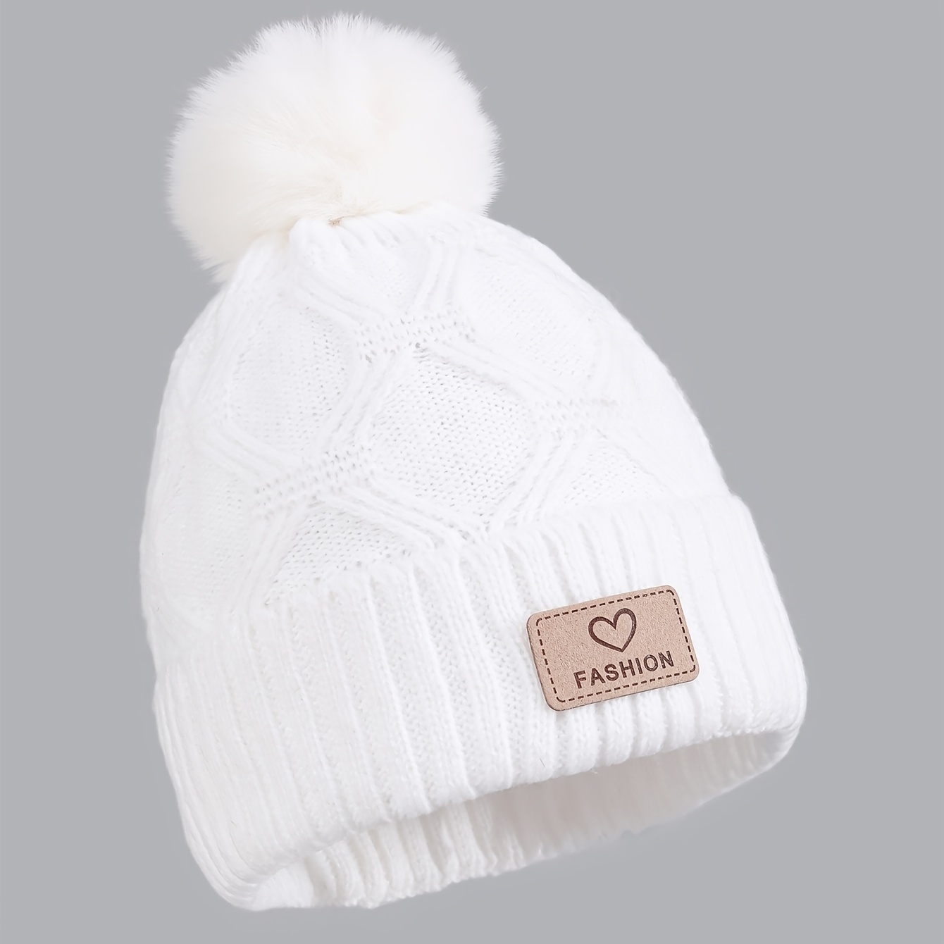 TEMU Lightweight Jacquard Hat With Elastic & Tie-dye/washable - Warm Suitable For Christmas, Casual Winter Wear, Suitable For Sizes, No-brim