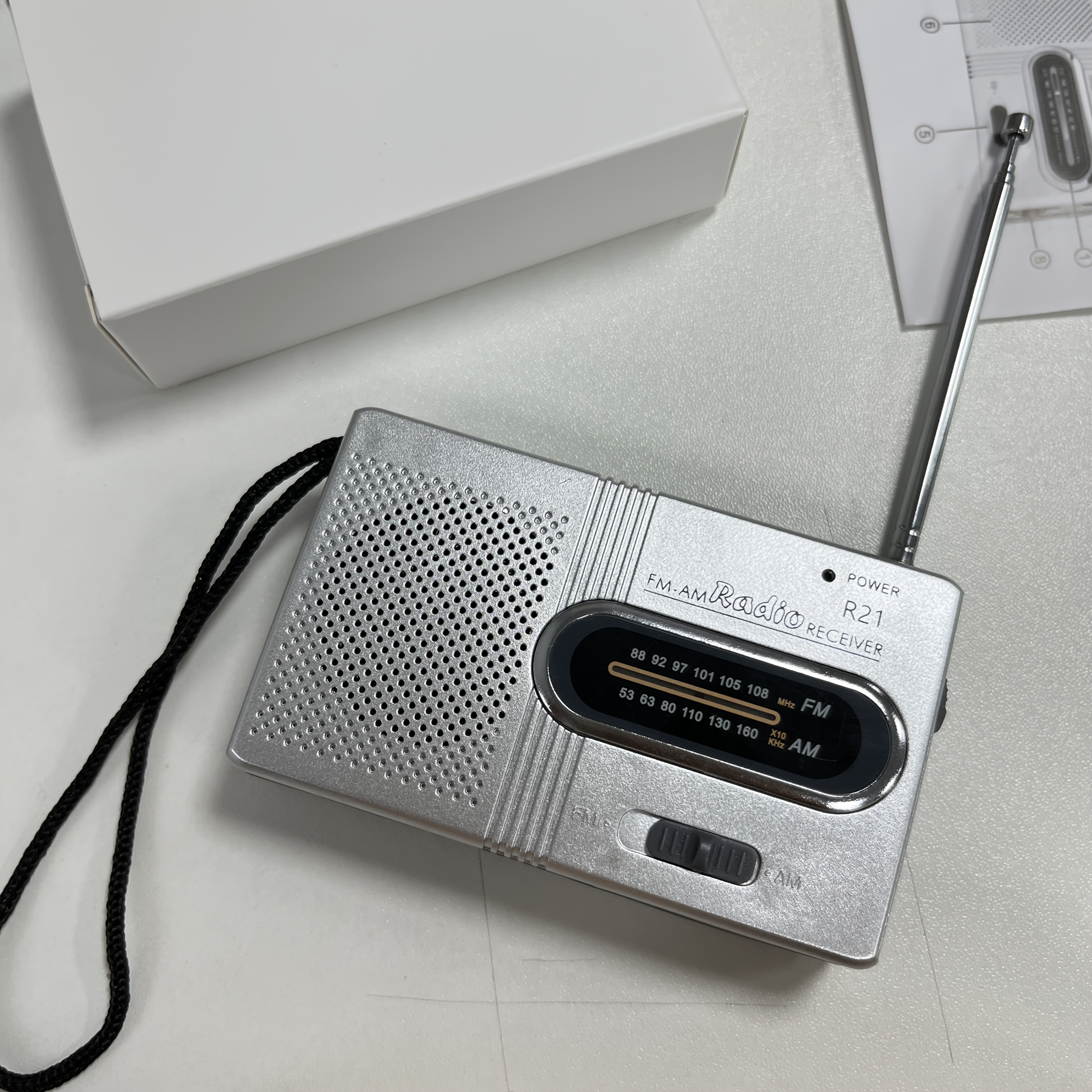 Image of Mini Am Fm Radio Portable Radio Best Reception Lasting For Running Walking Home
