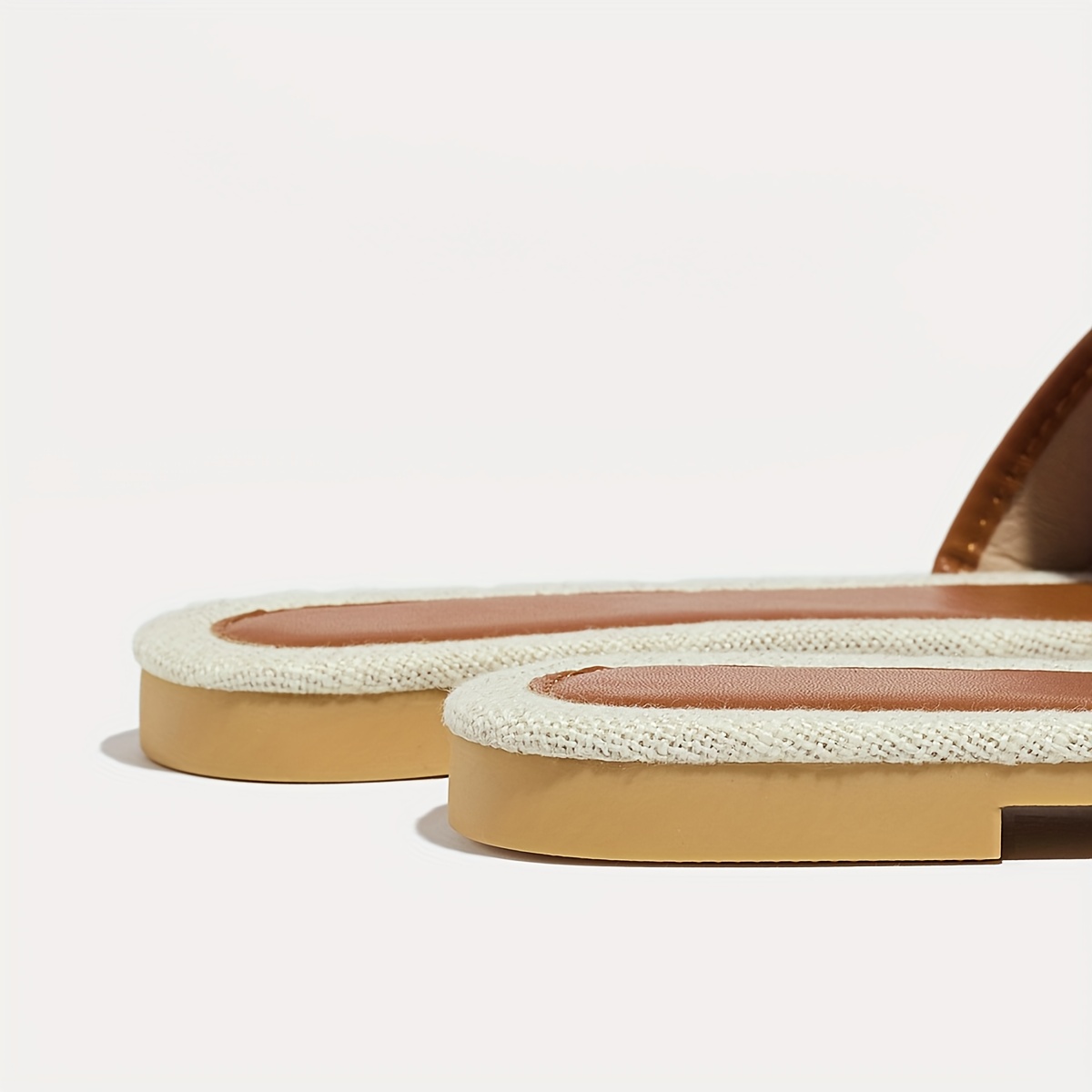 Women'S Stylish Flat Sandals with Pointed Toes And Metallic Buckles, Women Shoes