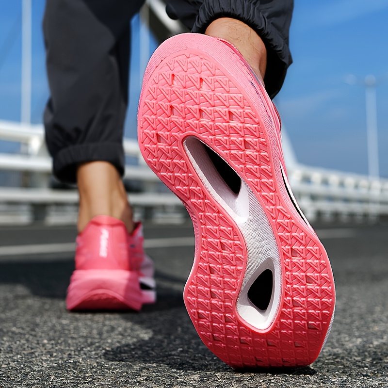 unisex professional marathon running shoes shock absorbing Temu