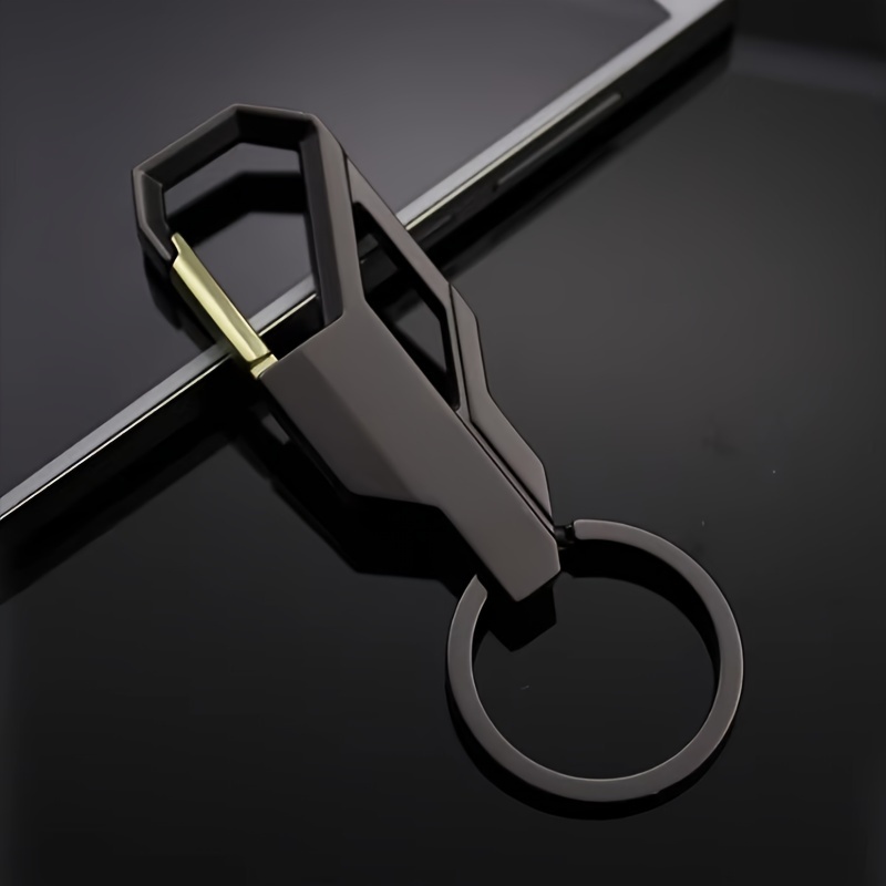 TEMU Designer Promotion 2d/3d Men's Clip Metal Keychain Keychain Luxury Alloy Keychain