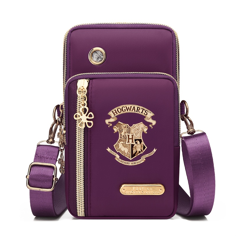 TEMU Borsa a tracolla Harry Potter, Materiale, Chiusura con zip, Tracolla regolabile, Casual e versatile, Facile e originale. Adatta per uscite,