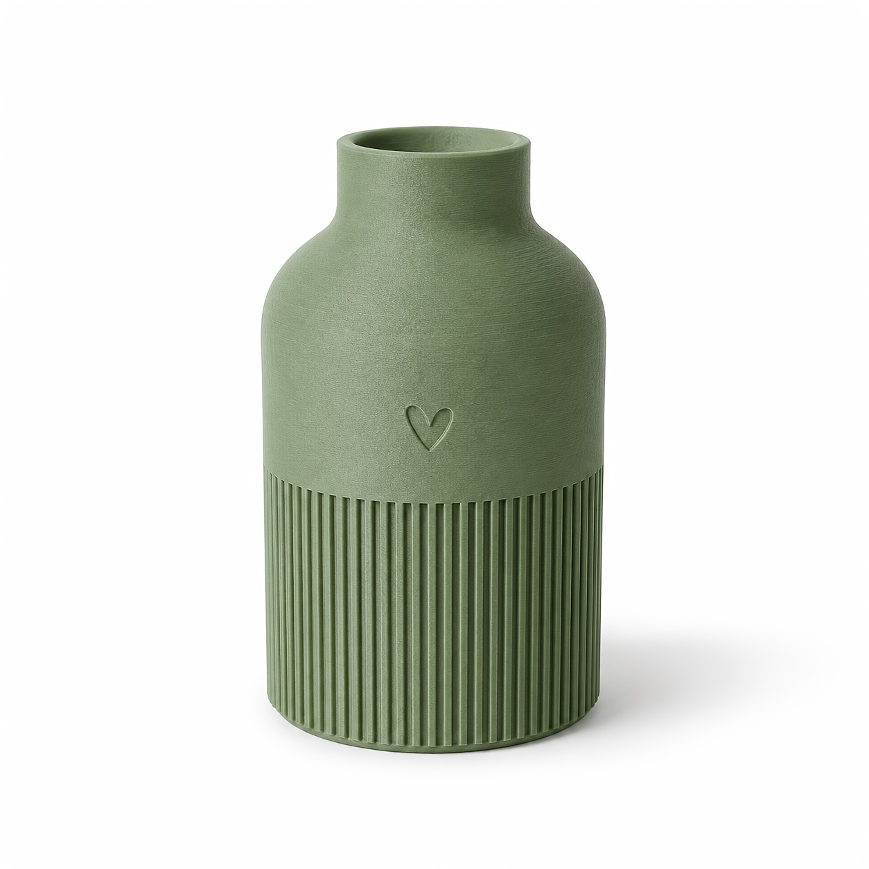 TEMU 3d Printed Small Vase, Romantic Heart Element Home Flower Container, Easy With Small Exquisite And , Suitable For Roses, Tulips, Dried Flowers,