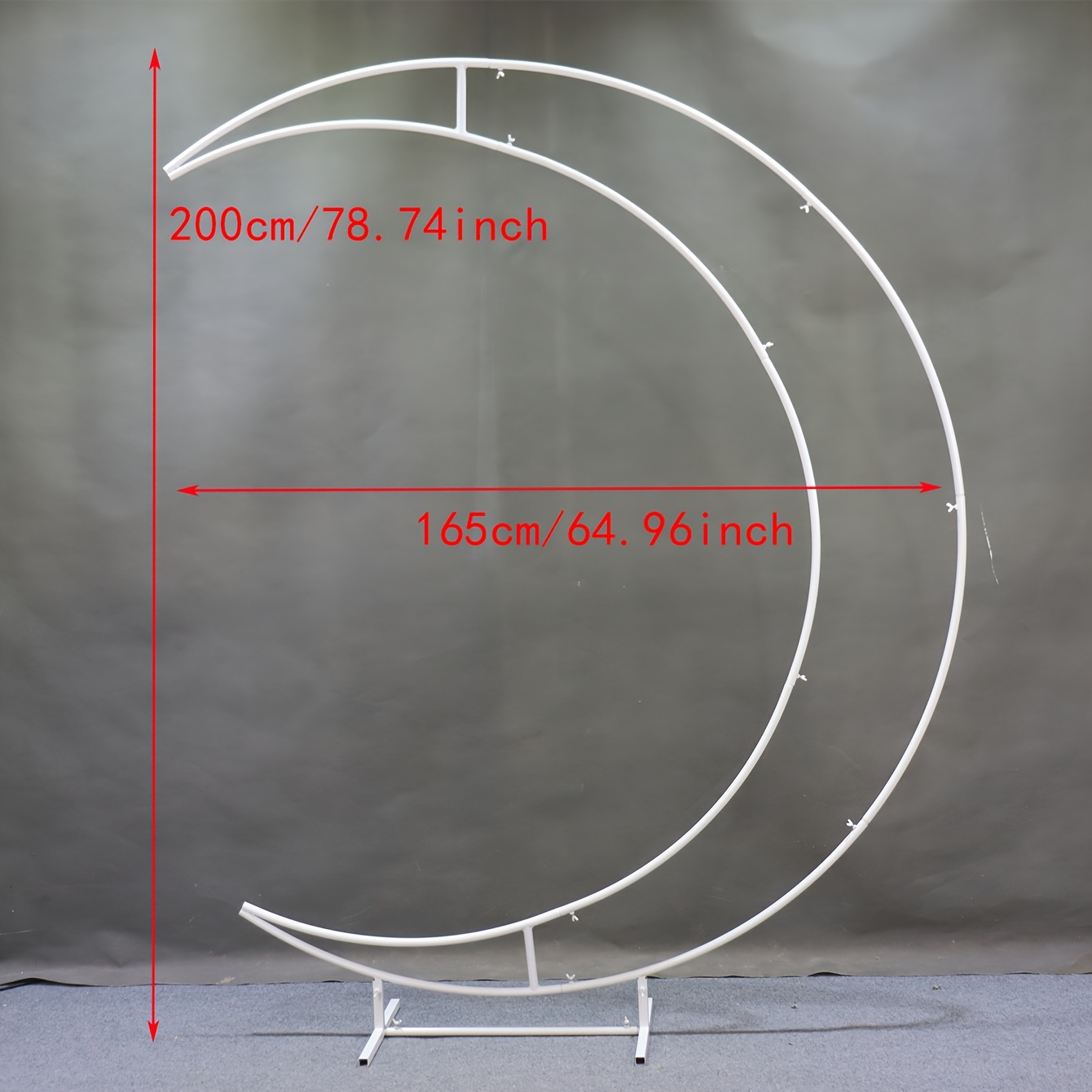 Image of 6.5ft Tall Frame, Floral Wedding Backdrop Decor, No Required, Featherless, For Outdoor Celebration And Party Stage Setting,for Halloween,christmas,back To School