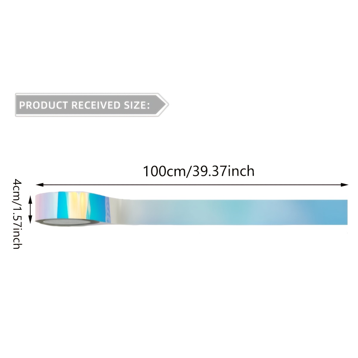 Image of A 4*100cm -the-dark Tape For Stairs, Fire Safety Warning Tape, Stage Skirting Fluorescent Sticker Jdx12000-yx