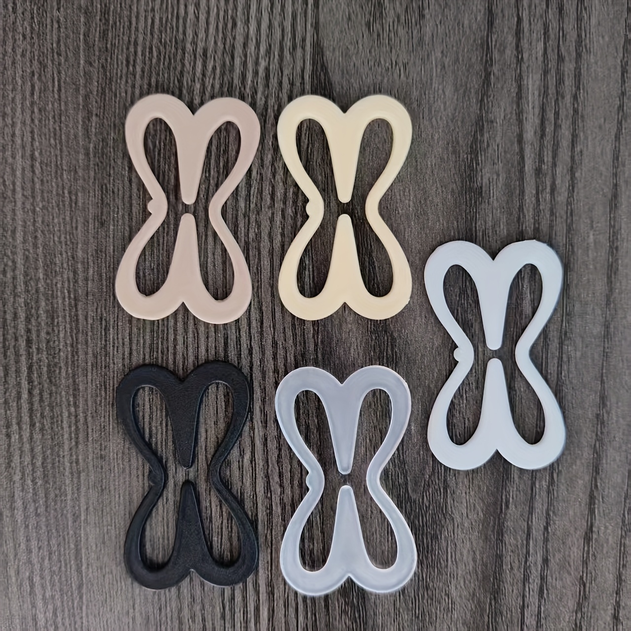 5pcs Dragonfly Pattern Invisible Bra Strap Clips, Adjustable Non-slip Shoulder Strap Accessories For Travel, Sports, Outdoor, Belts, Back-to- Supplies