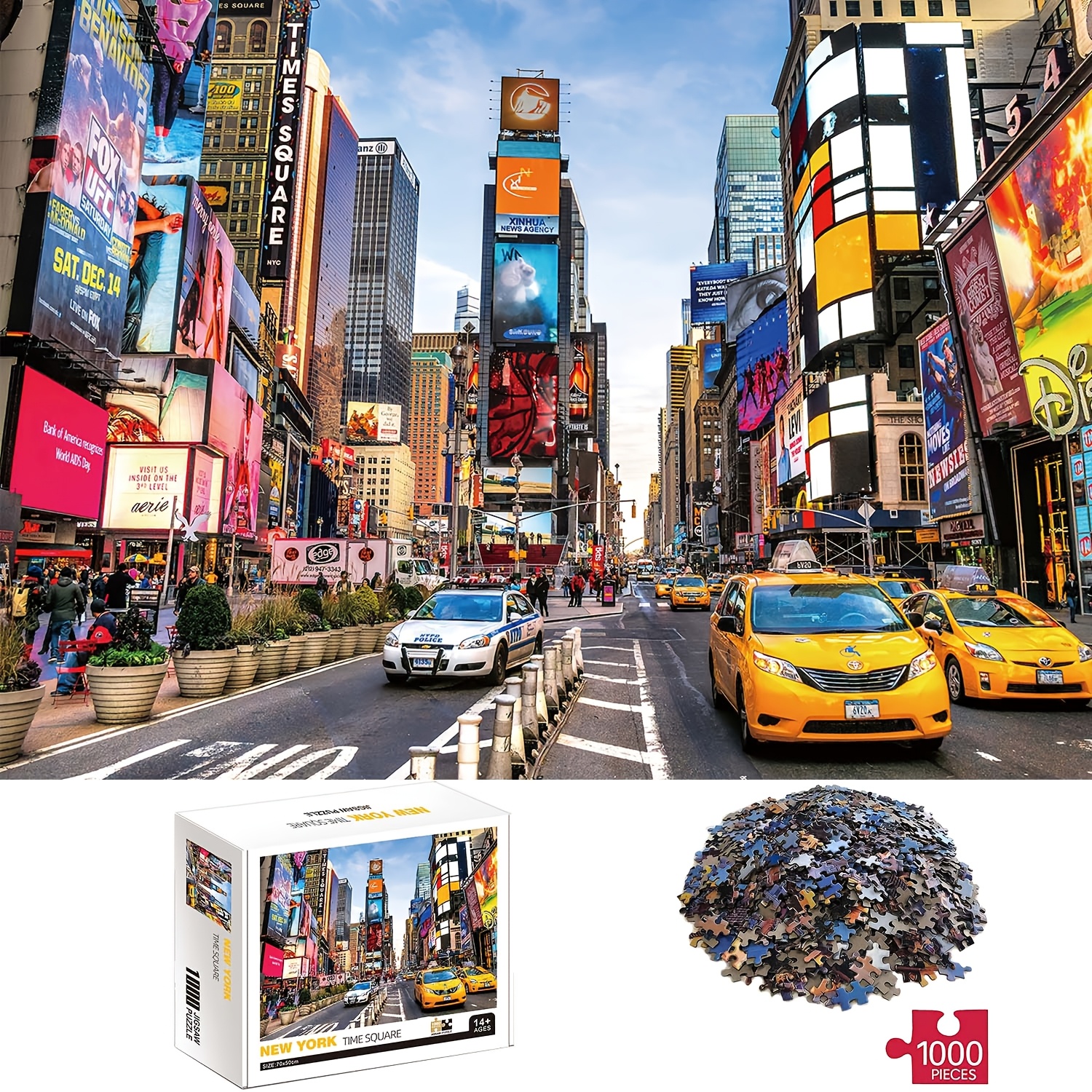 

1000pcs Mixed Color Rectangle Paper Jigsaw Puzzles, Thick And , Seamless, Portable, , Fun, For Adults, Beginner, With Birthday, Christmas, Halloween, Thanksgiving, Easter