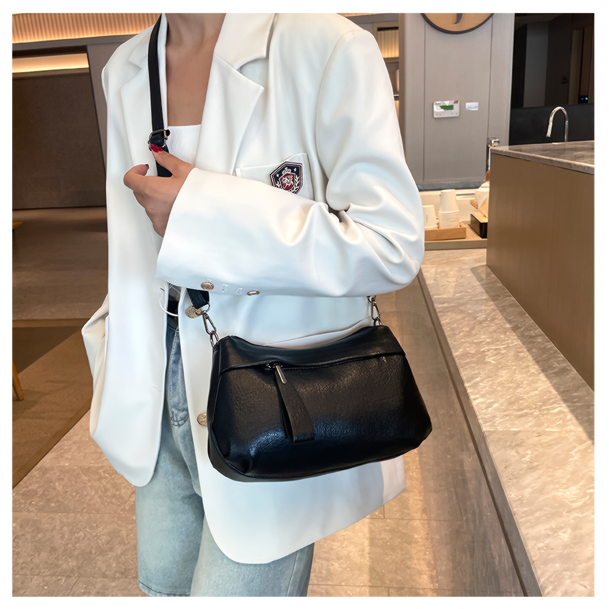 Cuero Cartera Barata Mujer Bolsos Mujer Carteras Moda Mujer