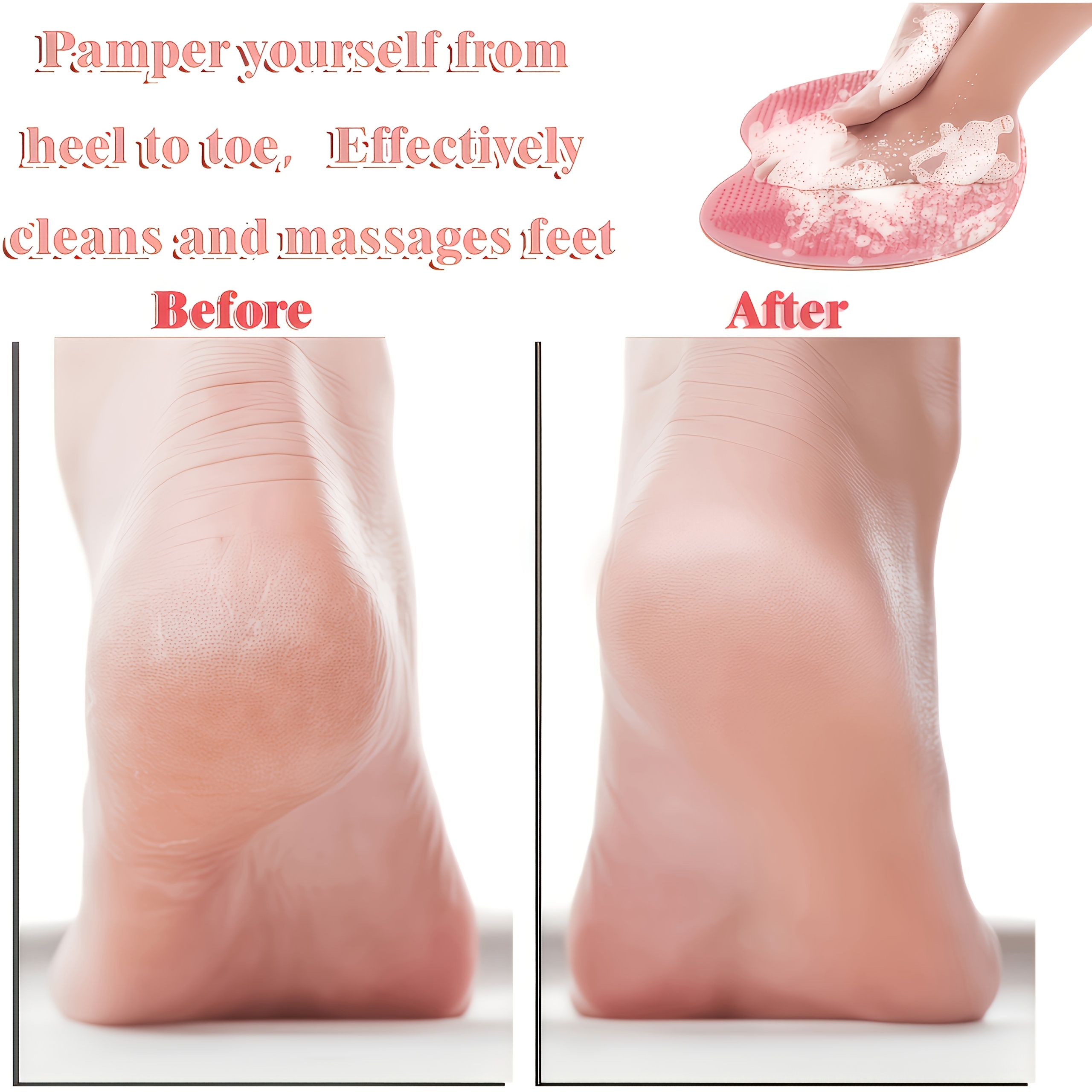 3pcs Foot & Back Massage Pad with Hooks