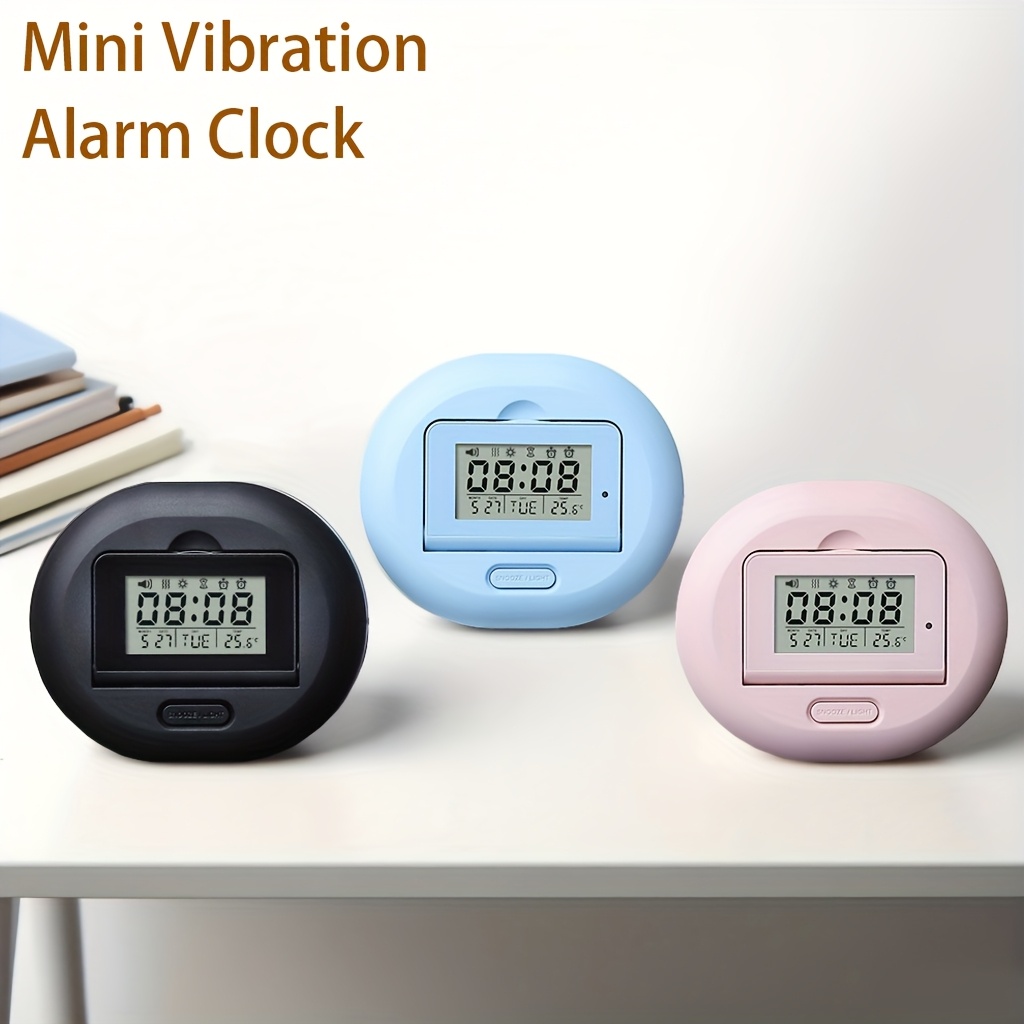 Quiet Vibration Alarm Clock Featuring a * - Dual Alarms, Three Wake Options  * Function, Timer * - Must-Have for Heavy Sleepers And * with Hearing  Difficulties, Non-Intrusive