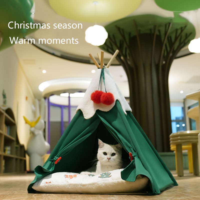 christmas tree     cat   bed         pet                 pre assembled     cat   for   details 3