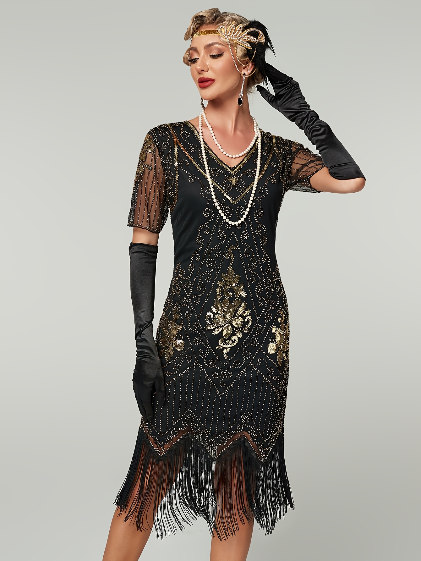 spring dresses short sleeve ANRABESS Women's Summer Casual Midi Dresses Short Sleeve V Neck Flowy  Tiered 2026 Spring A-Line T Shirts Boho Beach Dress Black Small at Amazon  Women's Clothing store