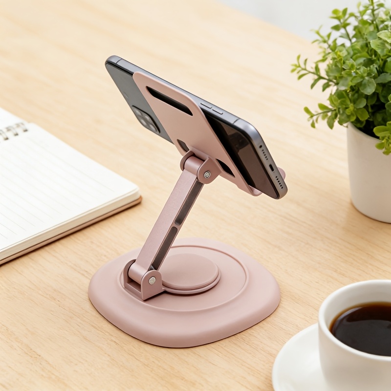 360-Degree Rotatable Adjustable Desktop Phone Holder