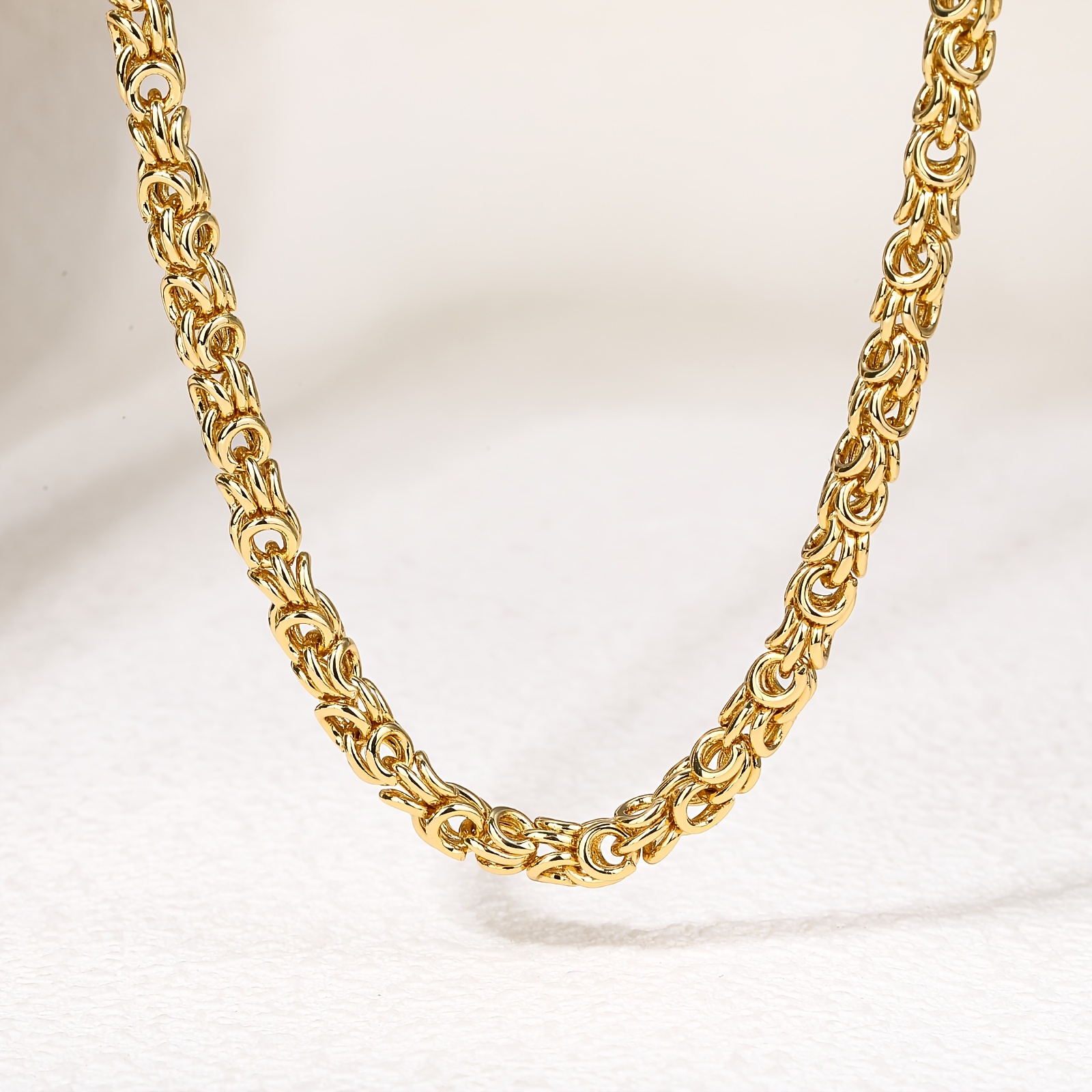 eine kupferbeschichtete - neutrale schmuck - hip-hop mehrschichtige heavy metal herrenmode halskette