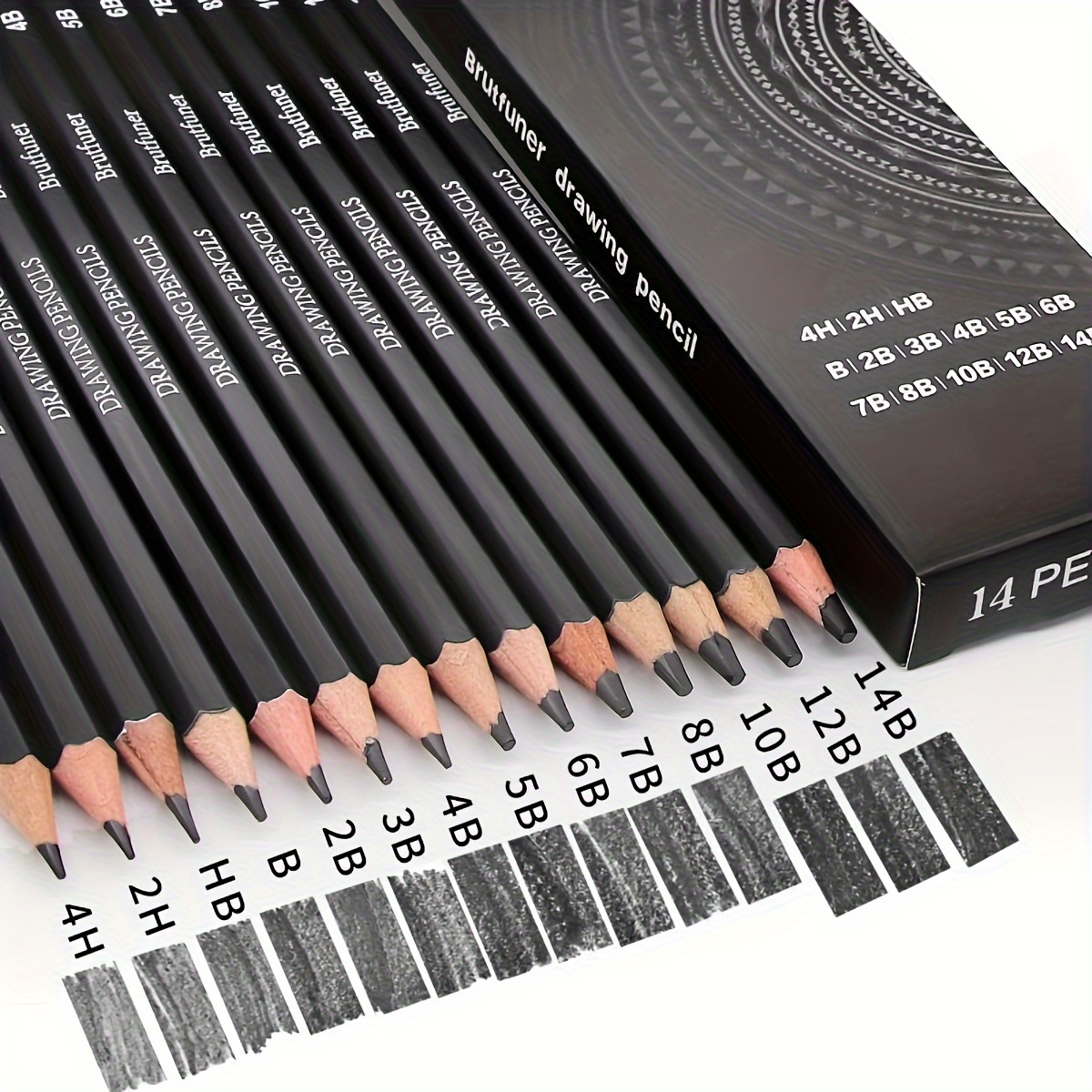 Image of Ccfoud - Sketch Pencils For Drawing, 14/46/60/126 Pack, Drawing Pencils, Art Pencils, Graphite Pencils, Graphite Pencils For Drawing, Art Pencils For Drawing And Shading, For Professional Artistic Use