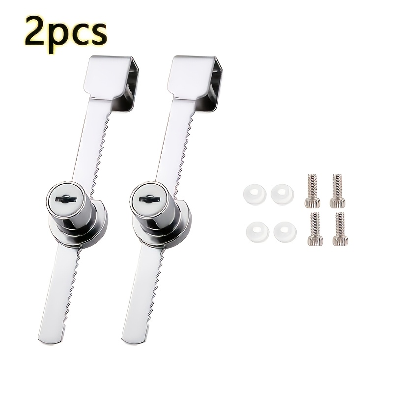 Sliding Glass Door Lock with Key for Display Cases
