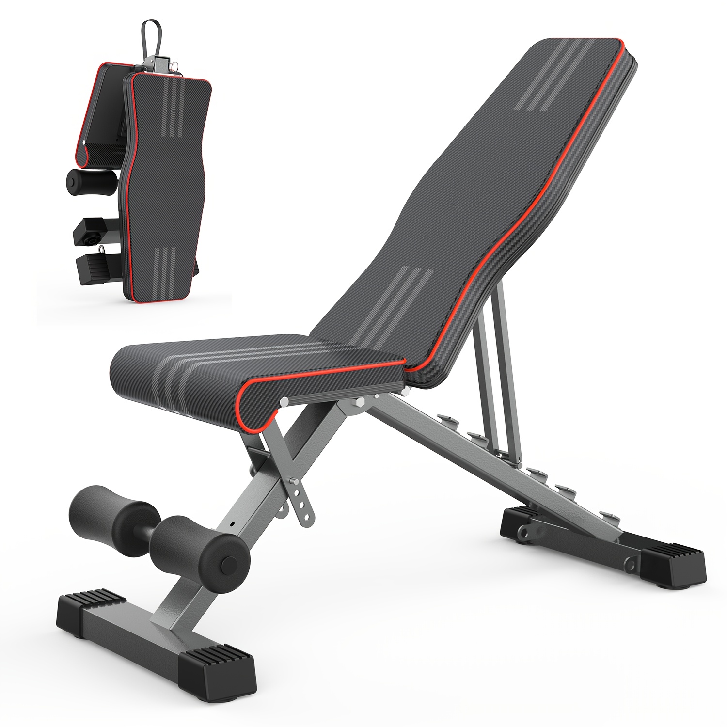Full Training Workout Using A Bench And Dumbbells At