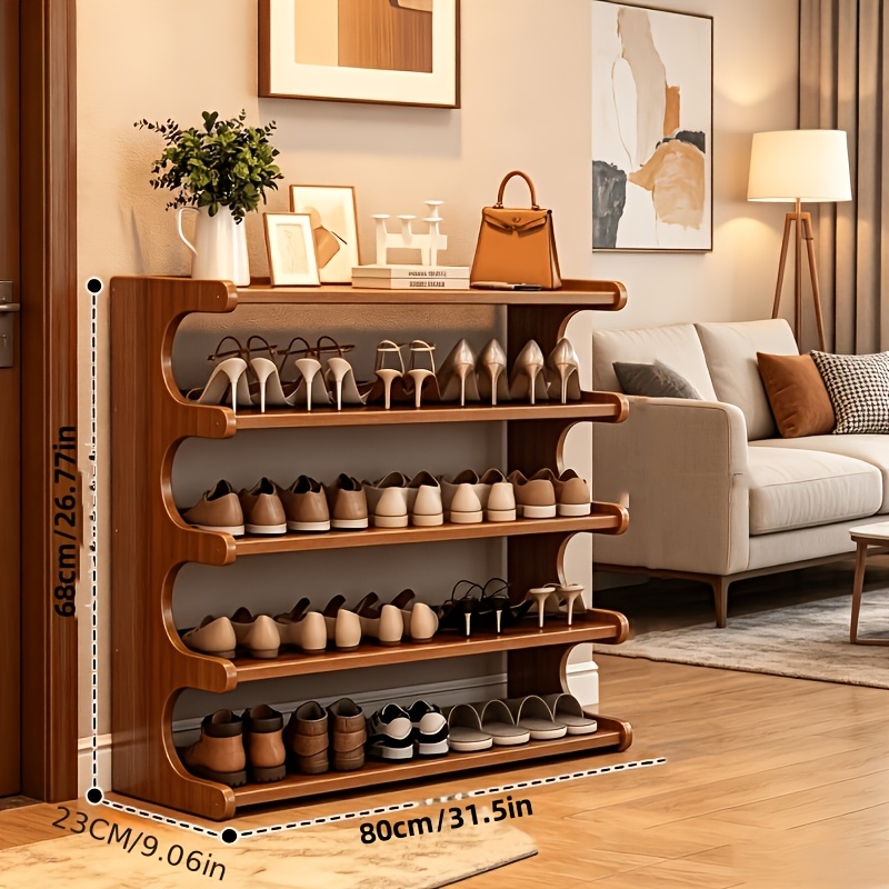 Multi-Tier Shoe Rack for Home & Entryway, Dustproof Storage Organizer