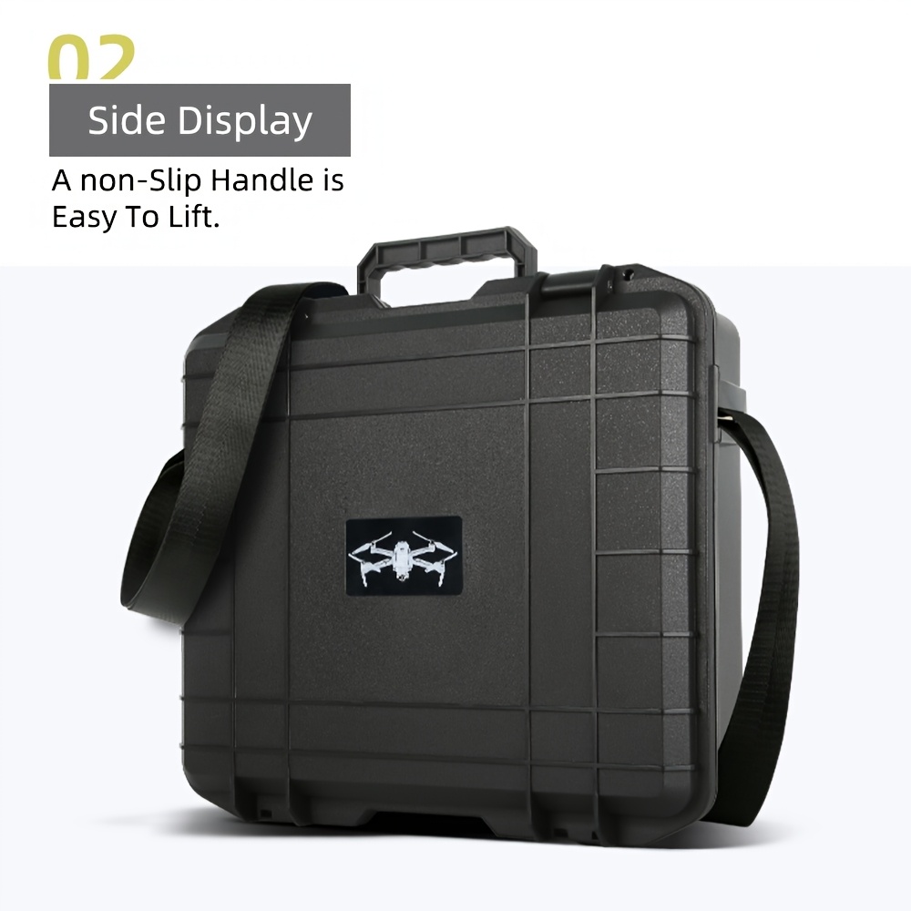 proof waterproof case for dji neo flight glasses n3 durable pp material portable uav protective box with shoulder strap black seejie details 8
