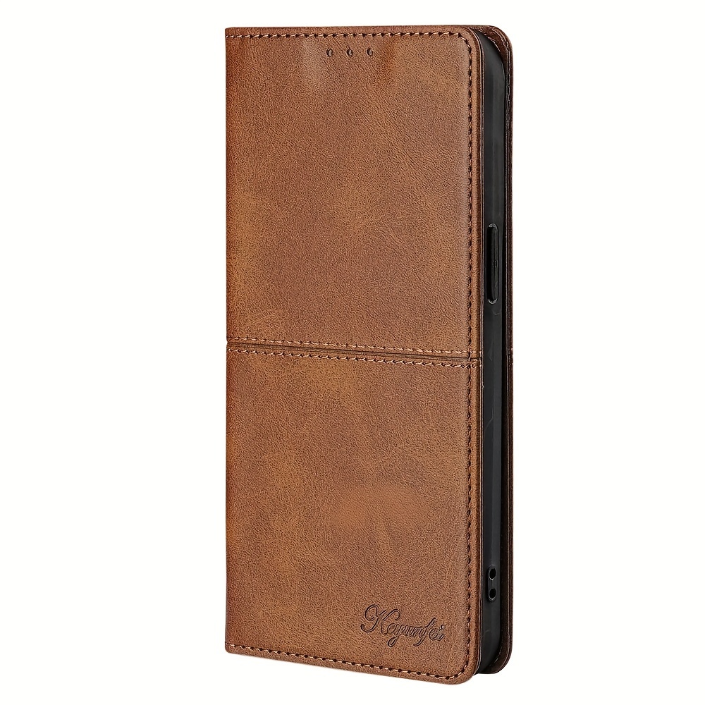 TEMU Phone Case: Faux Leather Wallet Flip Case With Card Slots Card Holder Bracket Card Insertion Protective Wallet Phone Case Sutible For Galaxy A12