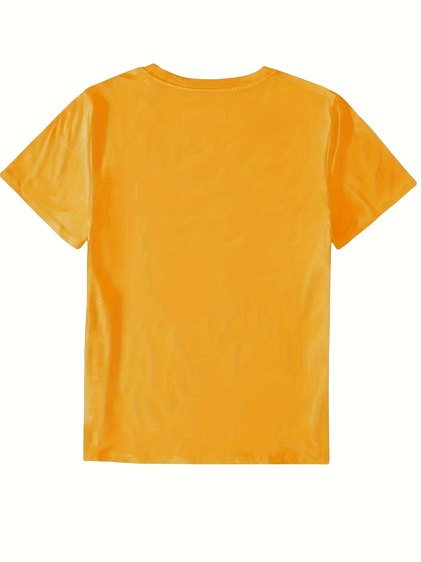 Solid Color Crew Neck T-Shirt, Casual Short Sleeve T-Shirt for Spring & Summer, Women's Clothing