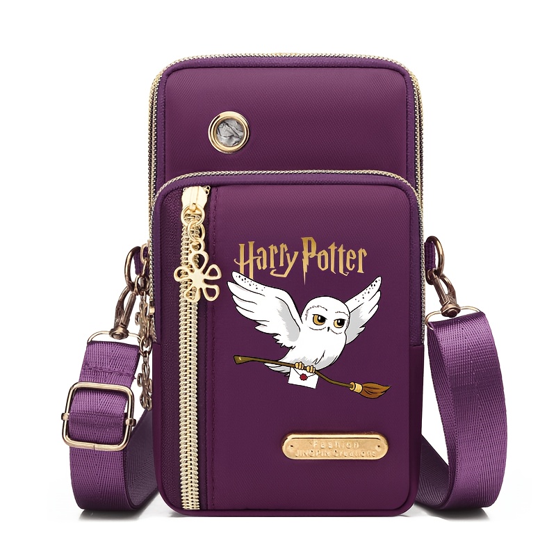 TEMU 1 Warner . Hedwig Fashion Casual Crossbody Bag, Featuring An Adjustable Shoulder Strap, Lightweight Zipper, And Durable, Suitable For Commuting