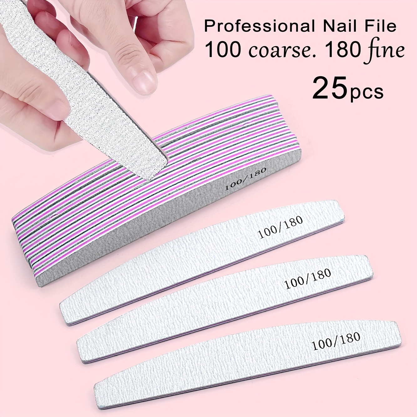 

25pcs Nail Polishing Files, Sanding Strip Rubbing Strip, Polishing Strip Nail Files, Manicure Pedicure Tool