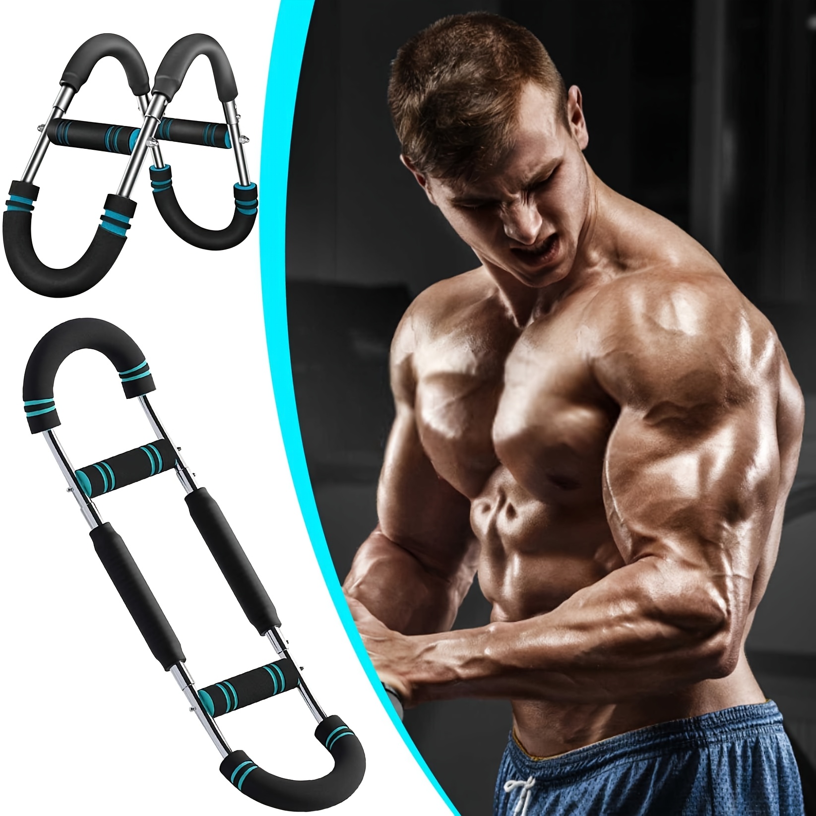 Chest Stretch Rope Workout Resistance Bands Up To 100lbs Fitness